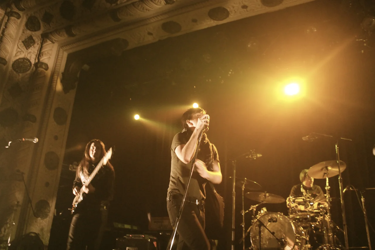 Keith Patrick and Cyrus Johnson at Metro Chicago Blood Red Boots