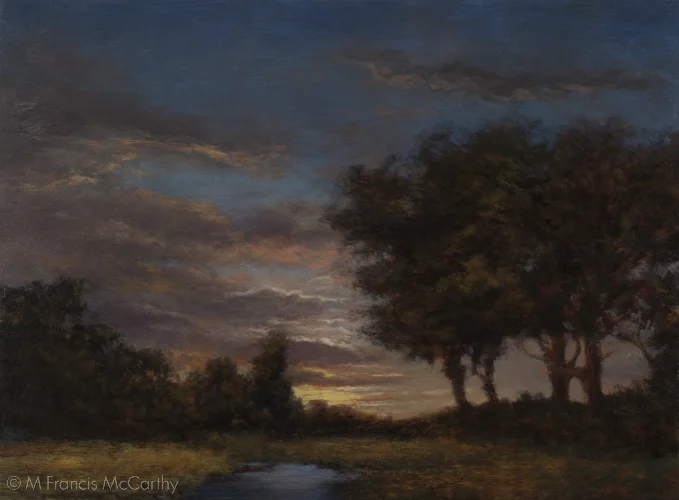"Twilights Ember" (12x16) by M Francis McCarthy
