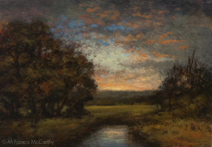 Edge of the Woods (5x7) by M Francis McCarthy