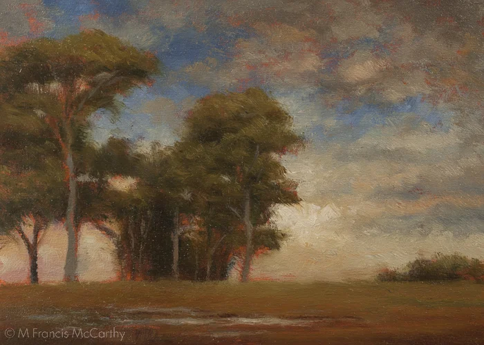 "(Morning) After the Storm" Size 5x7 inches by M Francis McCarthy