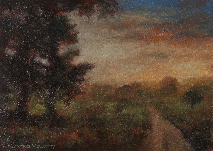 "Twilights Glow" Size 5x7 by M Francis McCarthy