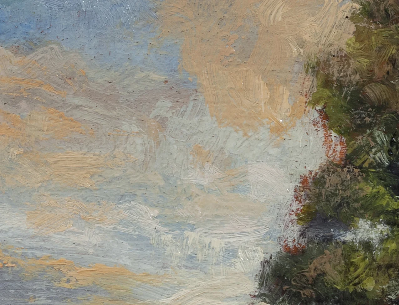 Late Afternoon Road 5x7 by M Francis McCarthy (Detail 2)
