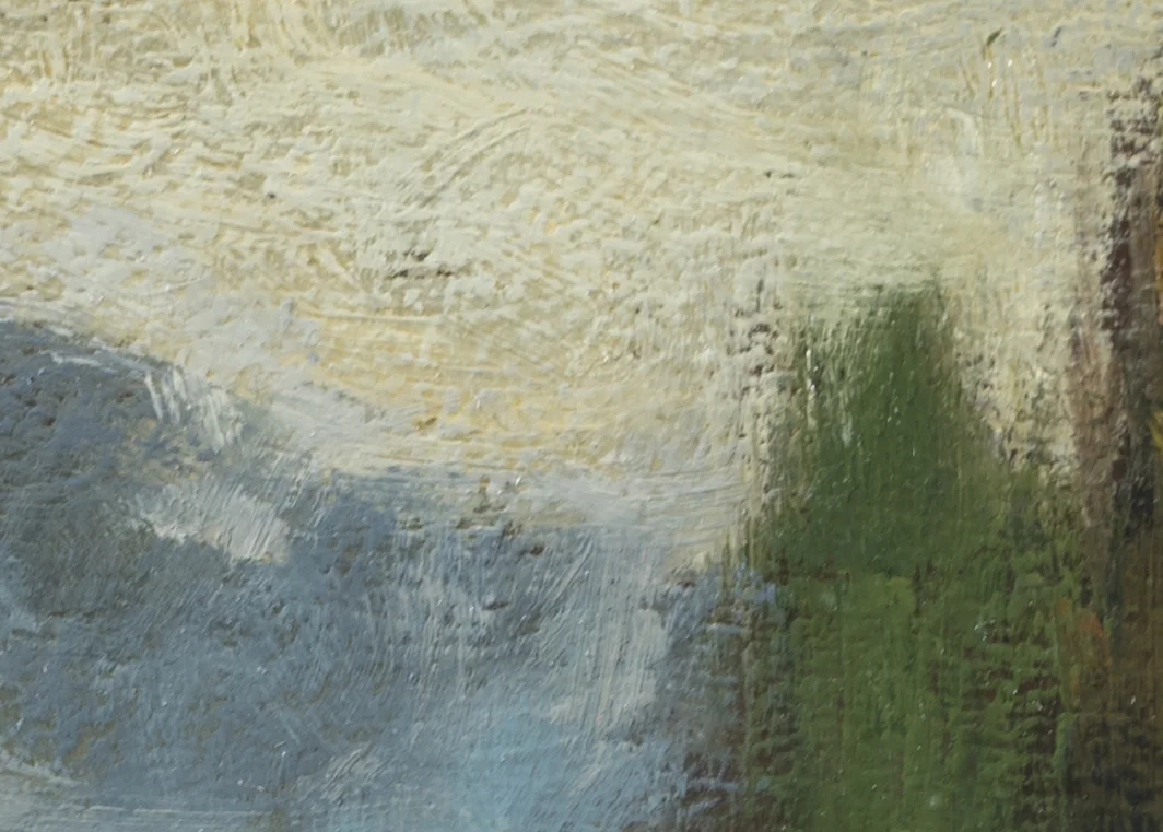 Study after: George Inness - Landscape by M Francis McCarthy - 5x7 (Detail 2)
