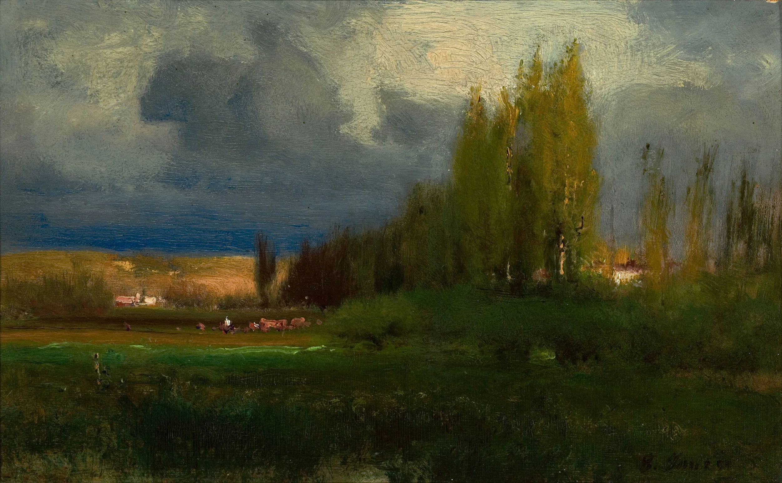 George Inness - Landscape (Original)