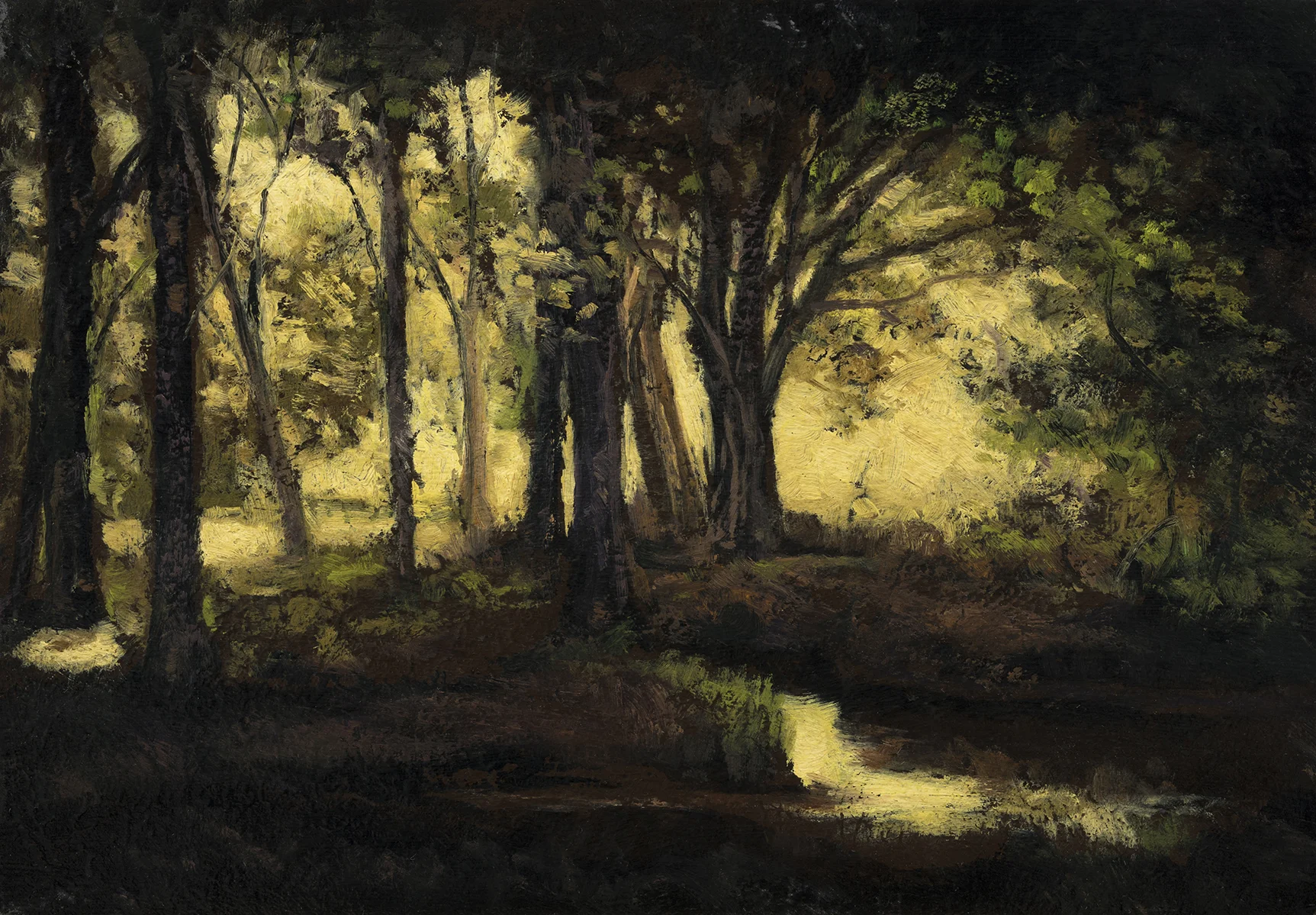 Evening Light by M Francis McCarthy - 7x10 Oil on Wood Panel