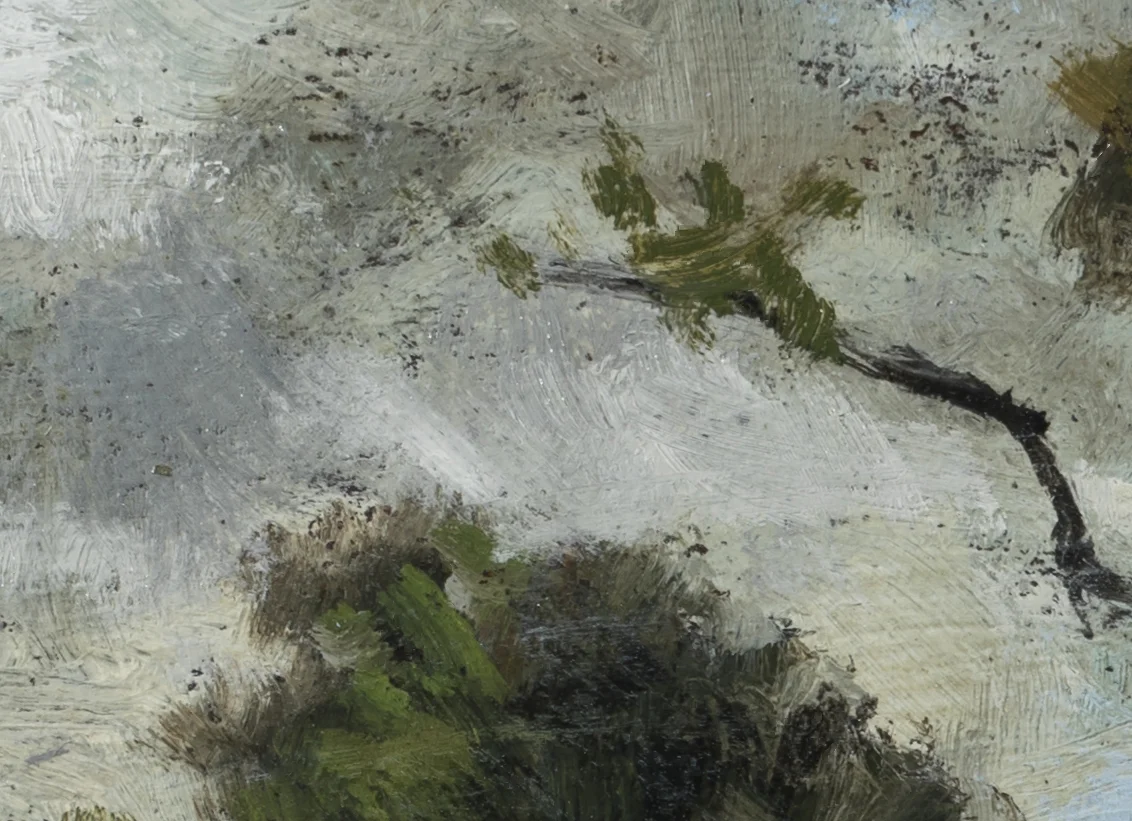 Study after: Leon Richet Foret de Fontainebleau by M Francis McCarthy - 5x7 (Detail 2)