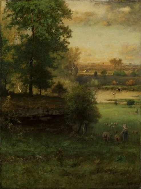 Original Image George Inness Scene at Durham