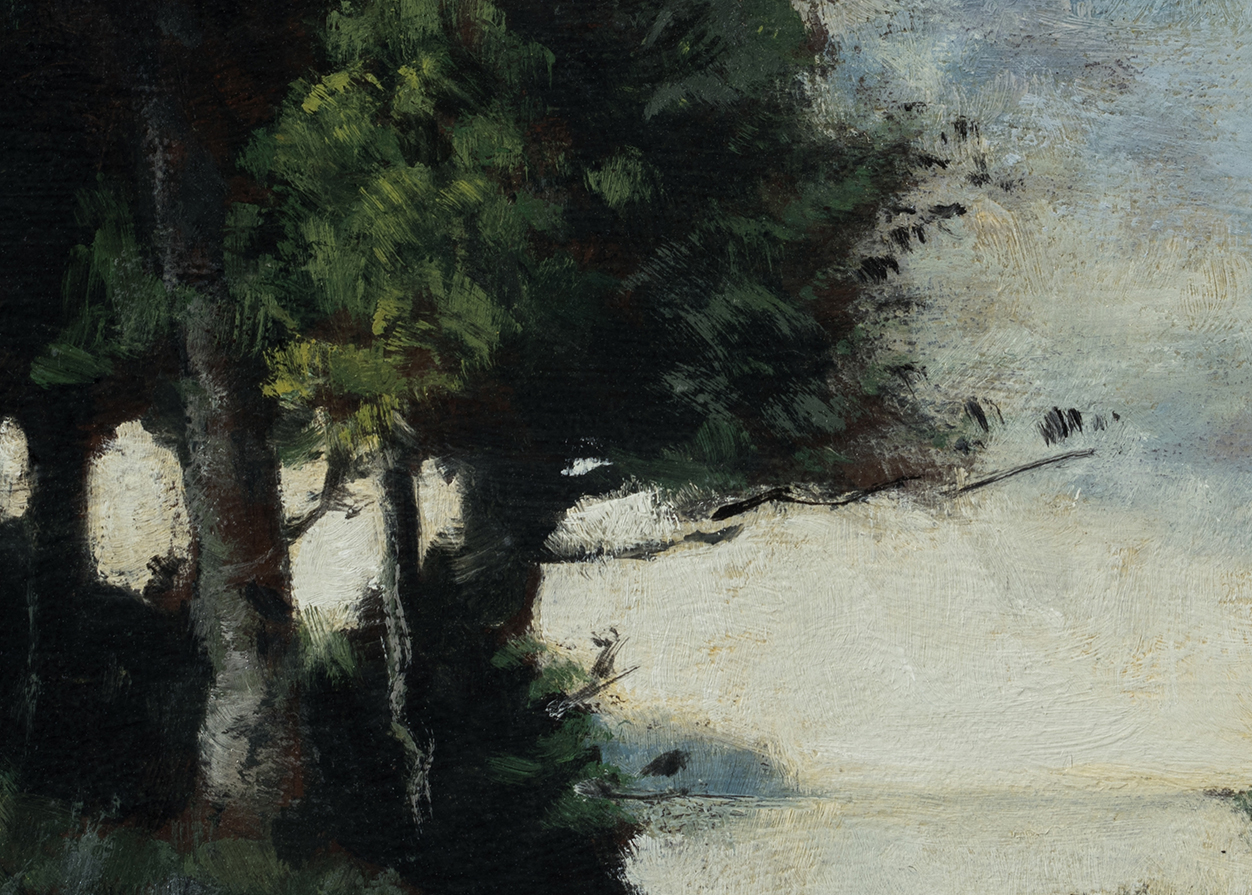 Study after: Paul Trouillebert Shoring the Fishing Boat by M Francis McCarthy - 5x7 (Detail)