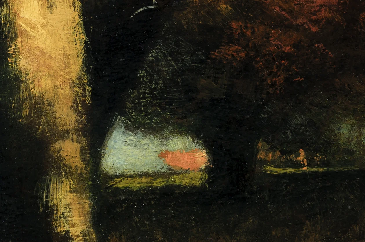  Study after: George Inness Autumn Montclair by M Francis McCarthy - 8x12 (Detail 2)