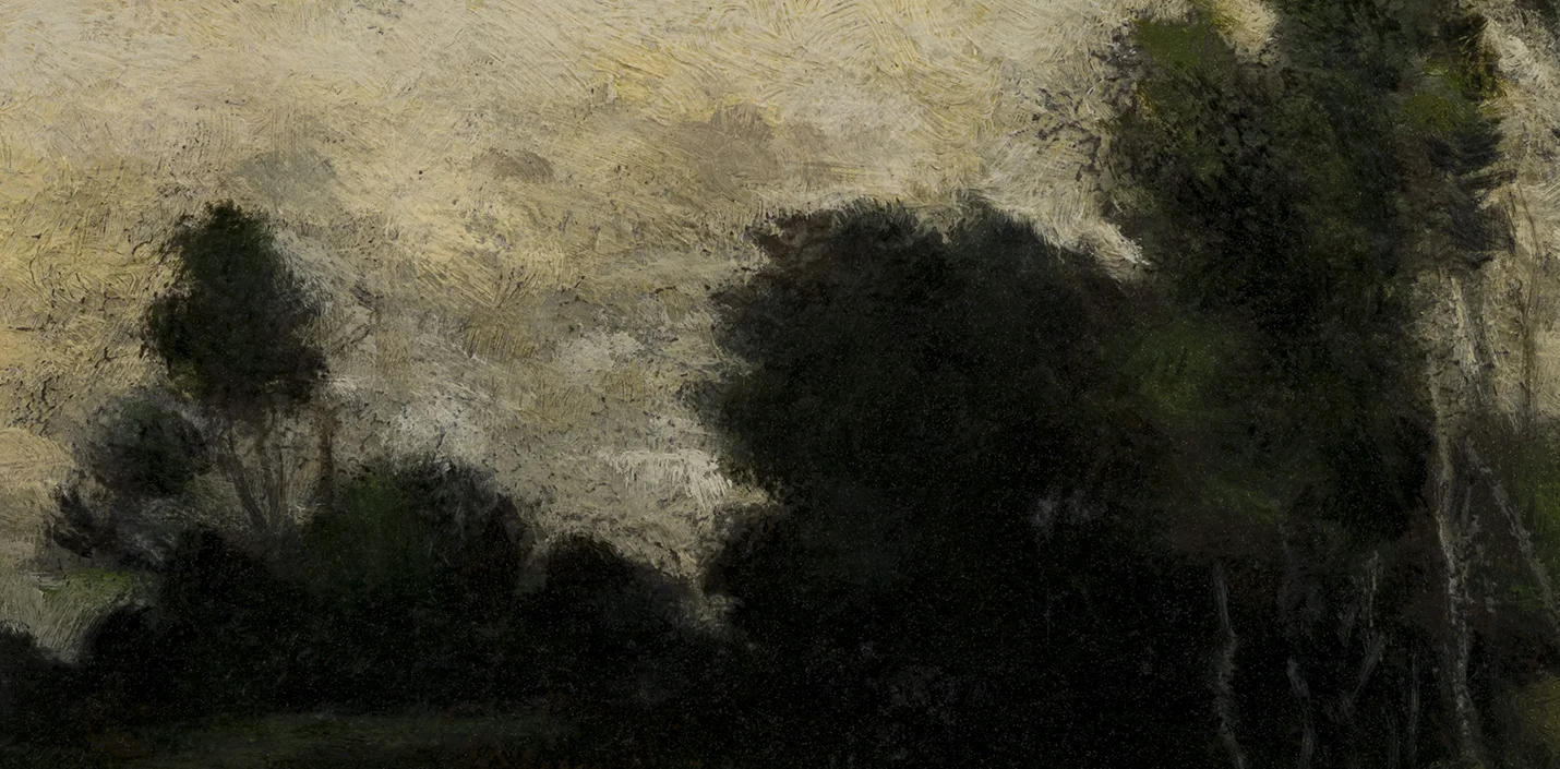 Study after: Jules Dupre - Landscape by M Francis McCarthy - 5x10 (Detail)