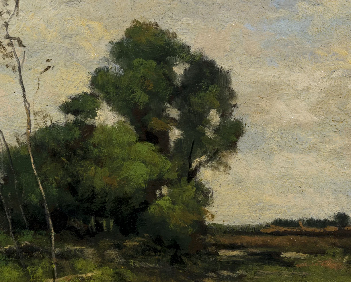 Study after: J Francis Murphy Summertime by M Francis McCarthy - 8x8 (Detail)