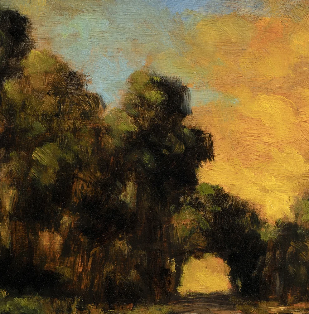  Dawn Path by M Francis McCarthy - 8x8 (Detail)