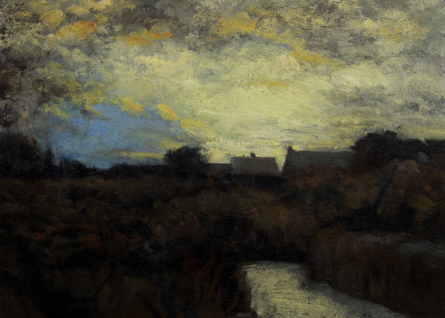 Past Master Series 16 Bruce Crane River Landscape 5x7 By