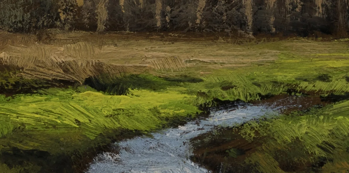Meadow Stream by M Francis McCarthy - 5x10 (Detail2)
