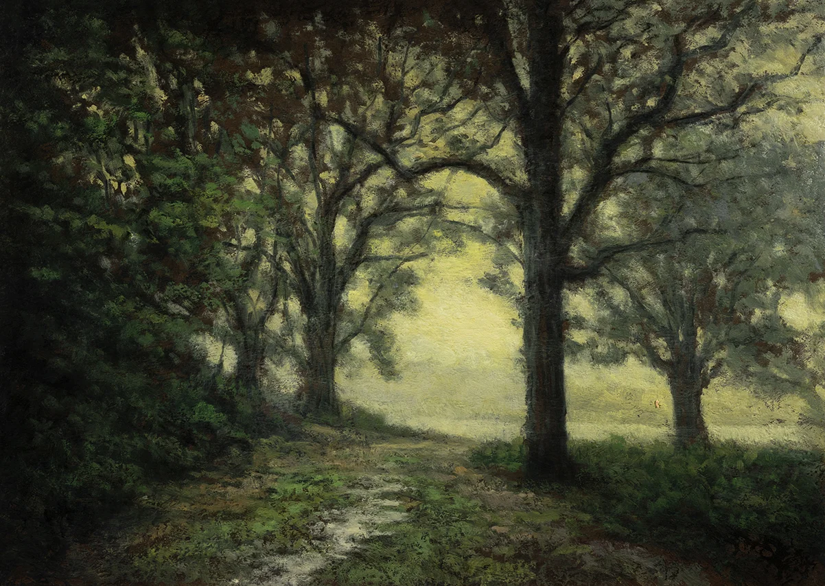 Forest Edge by M Francis McCarthy - 10x14 Oil on Wood Panel
