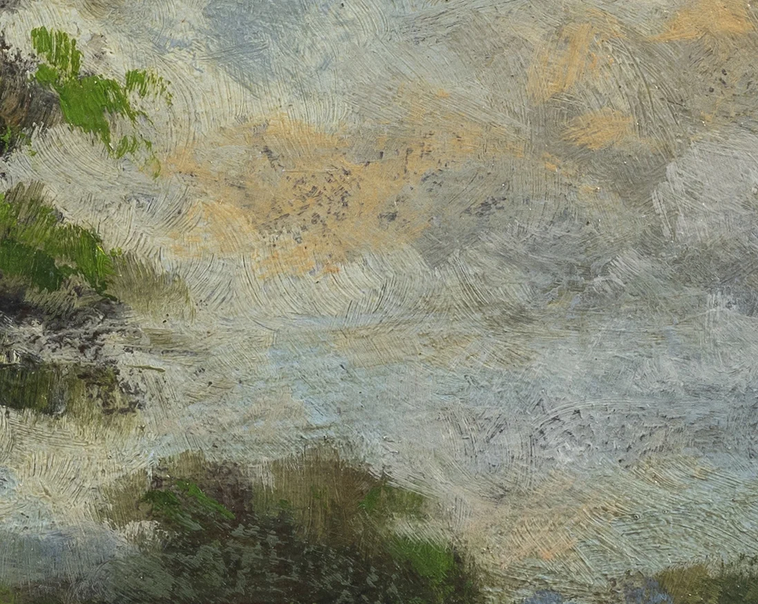 Study after Jacob van Ruisdael Landscape by M Francis McCarthy - 8x10 (Detail 2)
