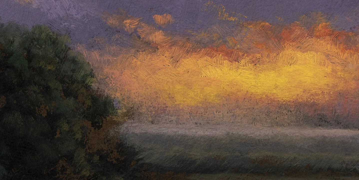 Rivers Edge by M Francis McCarthy - 5x10 (Detail)