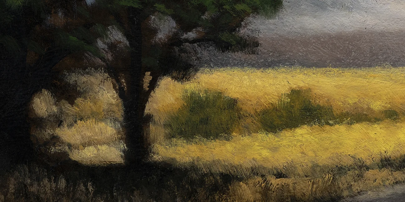 Golden Field by M Francis McCarthy - 5x10 (Detail)