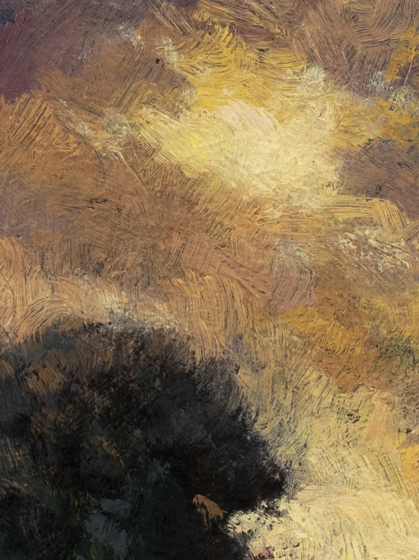 Light through the Storm by M Francis McCarthy - 6x8 (Detail 2)