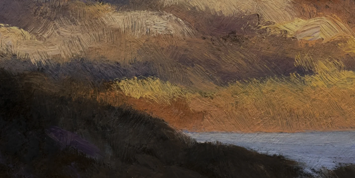 Twilight by the Sea by M Francis McCarthy - 5x10 (Detail 2)