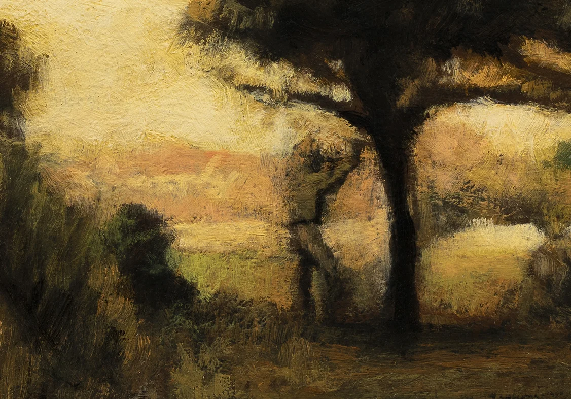 Study after: Jean Millet Apple Picking by M Francis McCarthy - 7x10 (Detail 2)