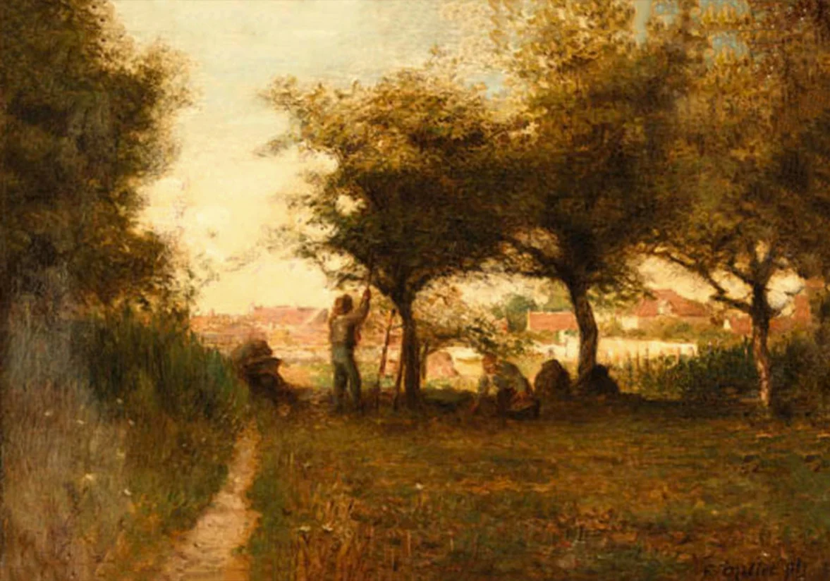 Jean Millet Apple Picking (Original)