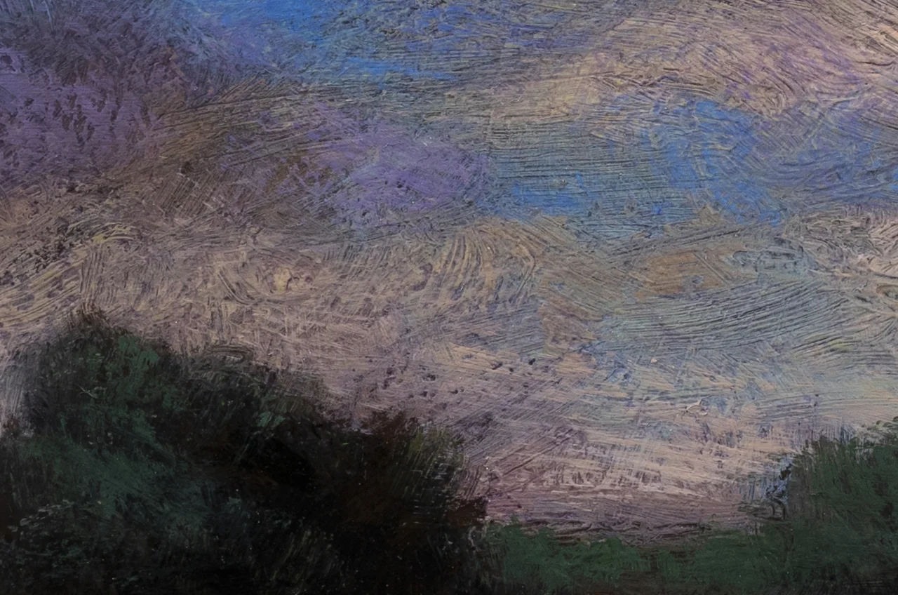 Morning Lake by M Francis McCarthy - 4x6 (detail 2)