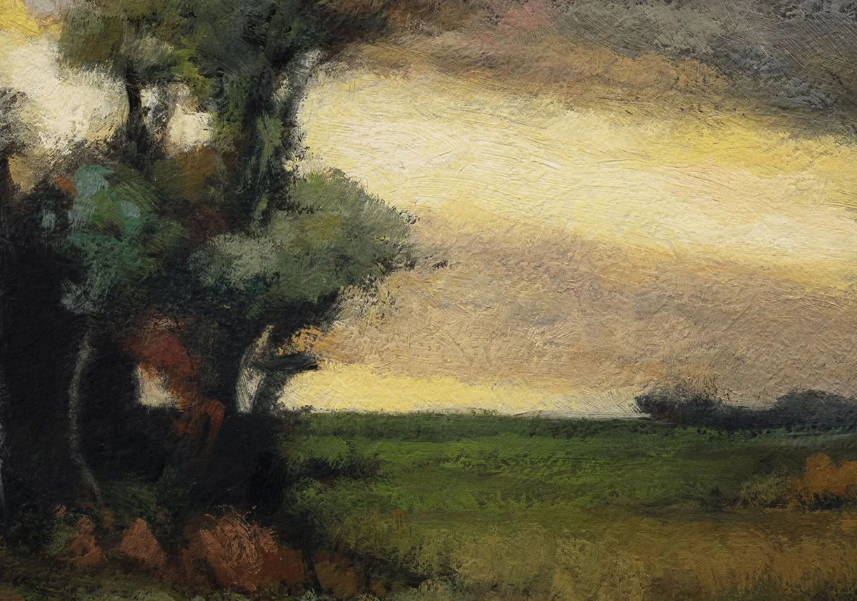 John Francis Murphy Landscape by M Francis McCarthy - 7x10 (Detail)