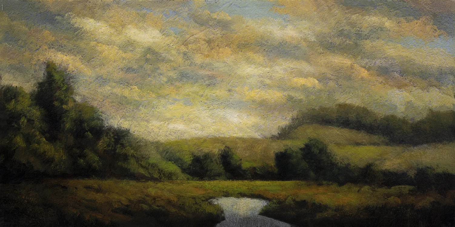 Early Summer by M Francis McCarthy - 5x10 Oil on Wood Panel