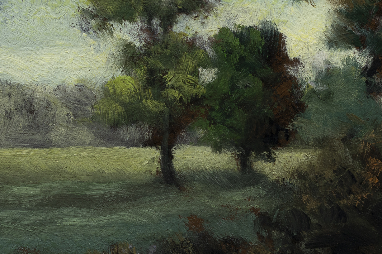Edge of the Pasture by M Francis McCarthy - 4x6 (detail)