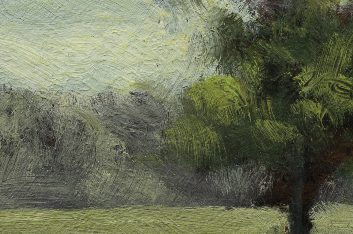 Edge of the Pasture by M Francis McCarthy - 4x6 (detail 2)