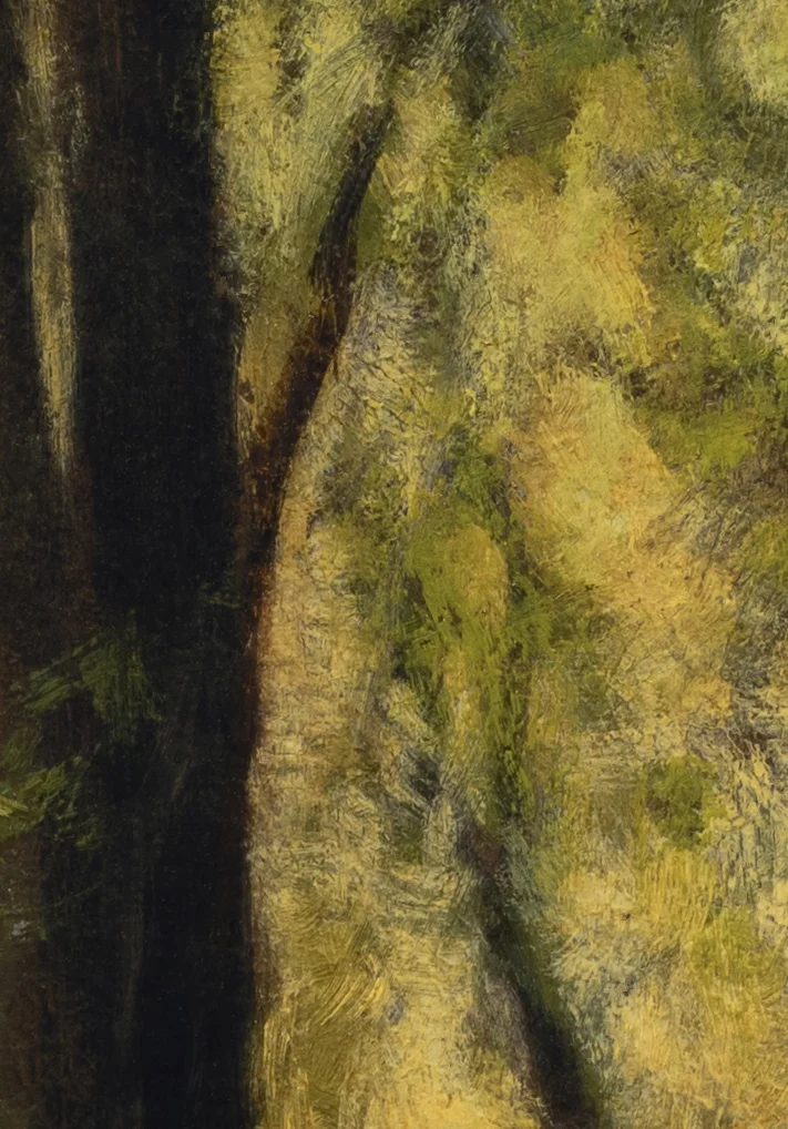 Forest Trail by M Francis McCarthy - 7x10 (Detail 2)