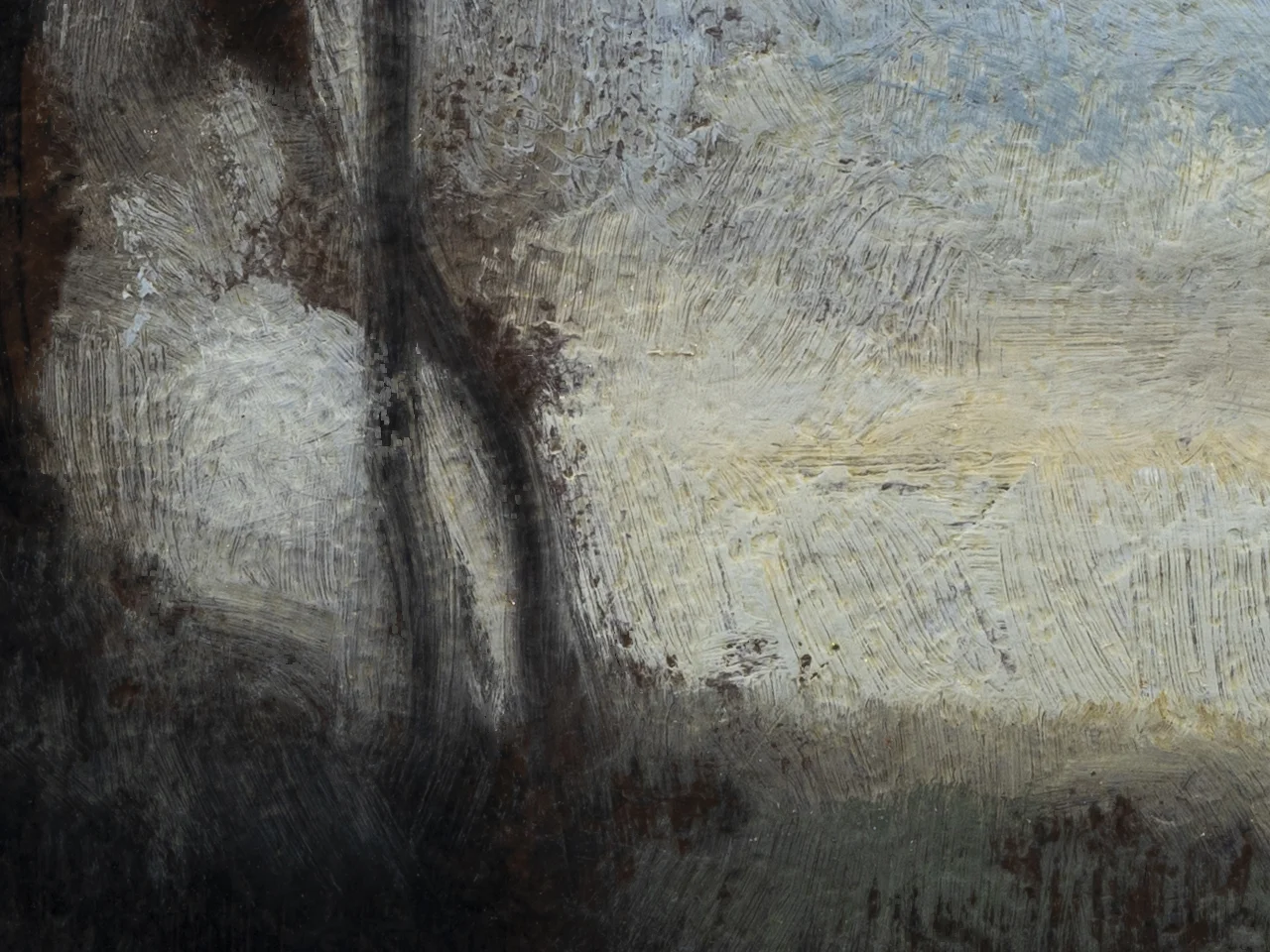 Study after: Camille Corot Evening by M Francis McCarthy - 6x8 (Detail 2)