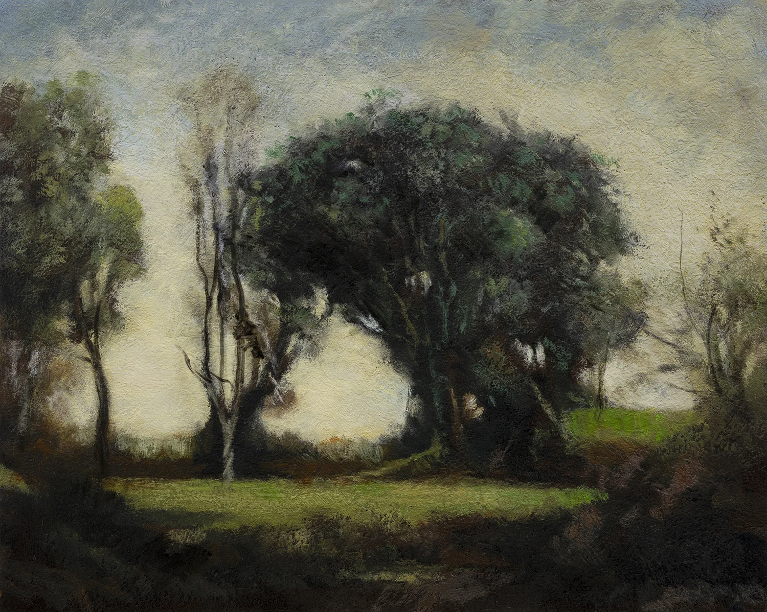 Study after Camille Corot Landscape by M Francis McCarthy - 8x10 Oil on Wood Panel