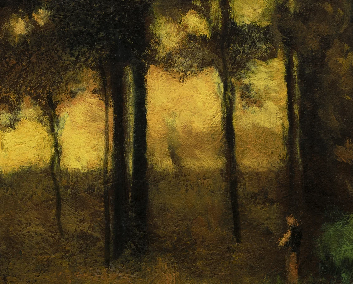 Study after George Inness Sunset in Georgia by M Francis McCarthy - 8x10 (Detail)