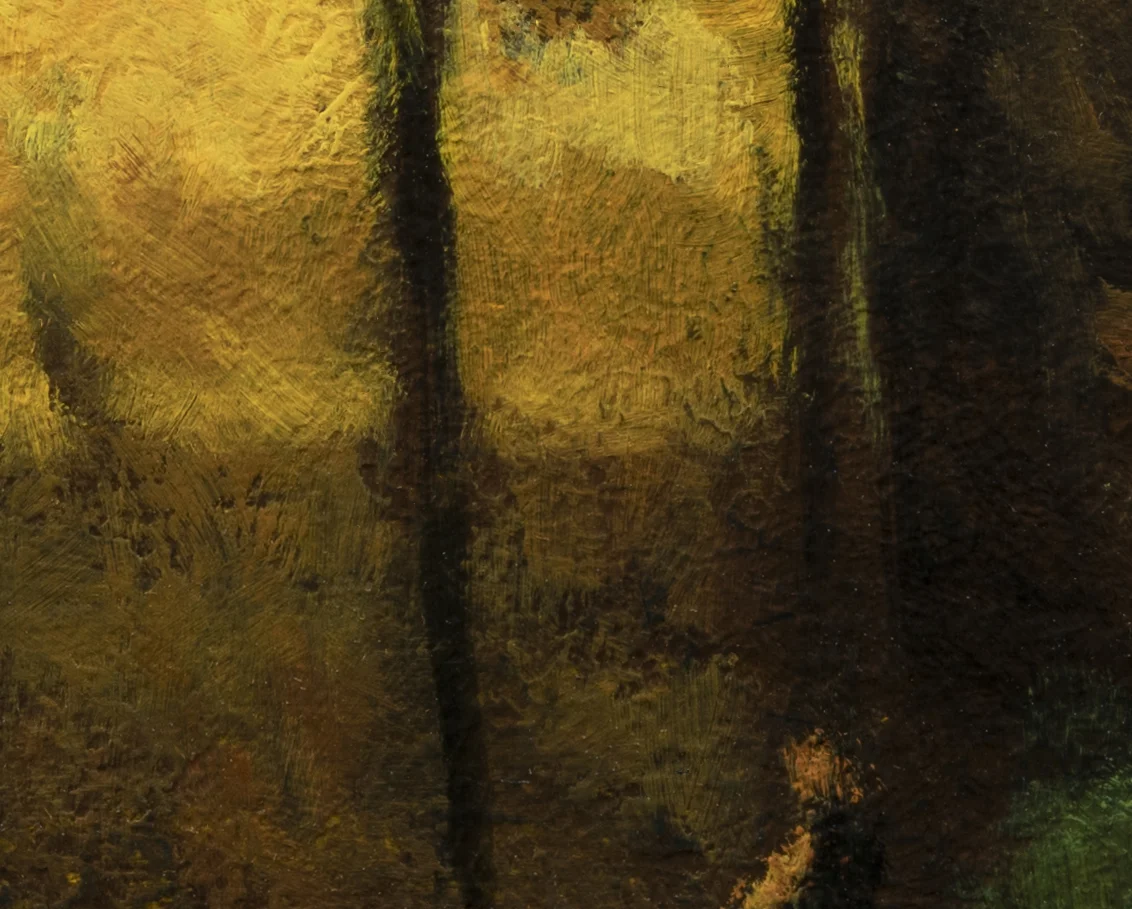 Study after George Inness Sunset in Georgia by M Francis McCarthy - 8x10 (Detail 2)