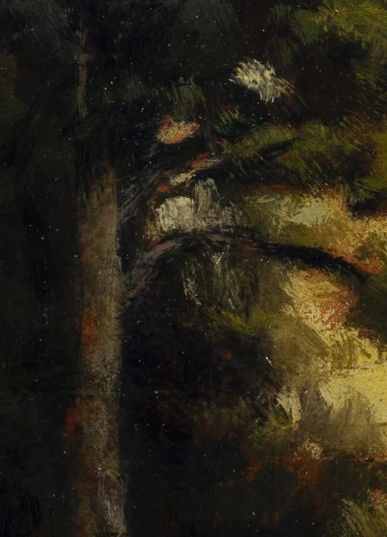 Spring Evening by M Francis McCarthy - 5x7 (Detail)