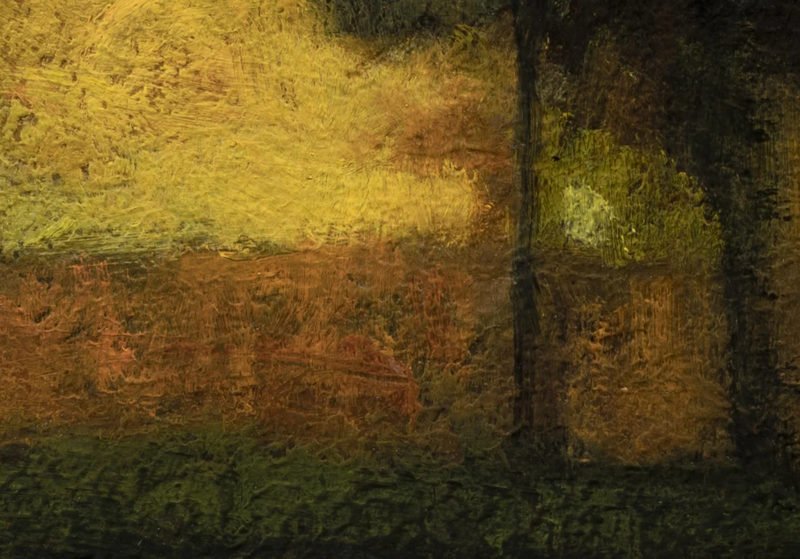 Study after George Inness Sunset in the Old Orchard by M Francis McCarthy - 7x10 (Detail 2)