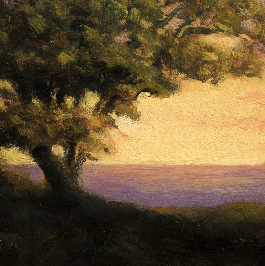 Afternoon Glow by M Francis McCarthy - 8x8 (Detail)