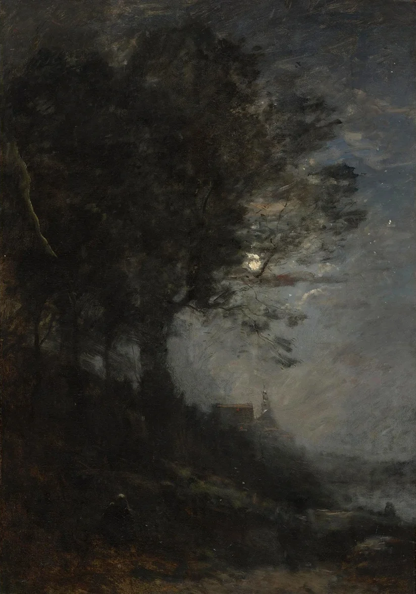 Camille Corot Lisere de Bois (Original)