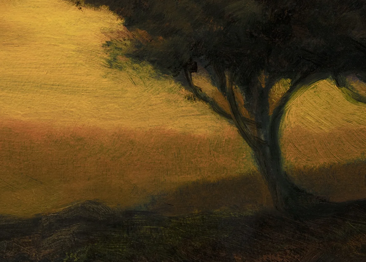 Autumn Afternoon by M Francis McCarthy - 5x7 (Detail)