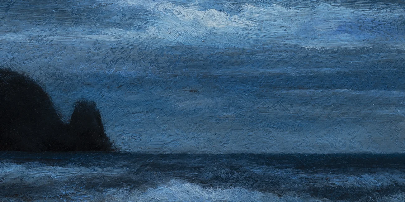Sea Nocturne by M Francis McCarthy - 5x10 (Detail)