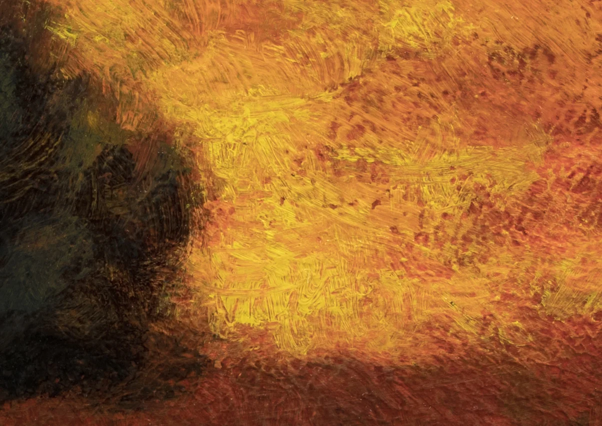 'Clearing up' by M Francis McCarthy - 5x7 (Detail 2)