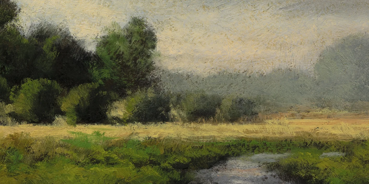 Summer Copse by M Francis McCarthy - 5x10 (Detail)