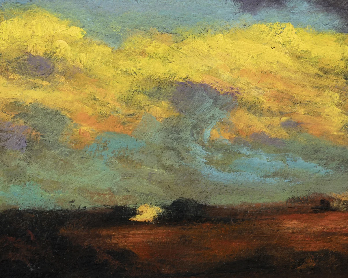 Study after: Charles Harold Davis Clouds after Storm by M Francis McCarthy - 8x10 (Detail)