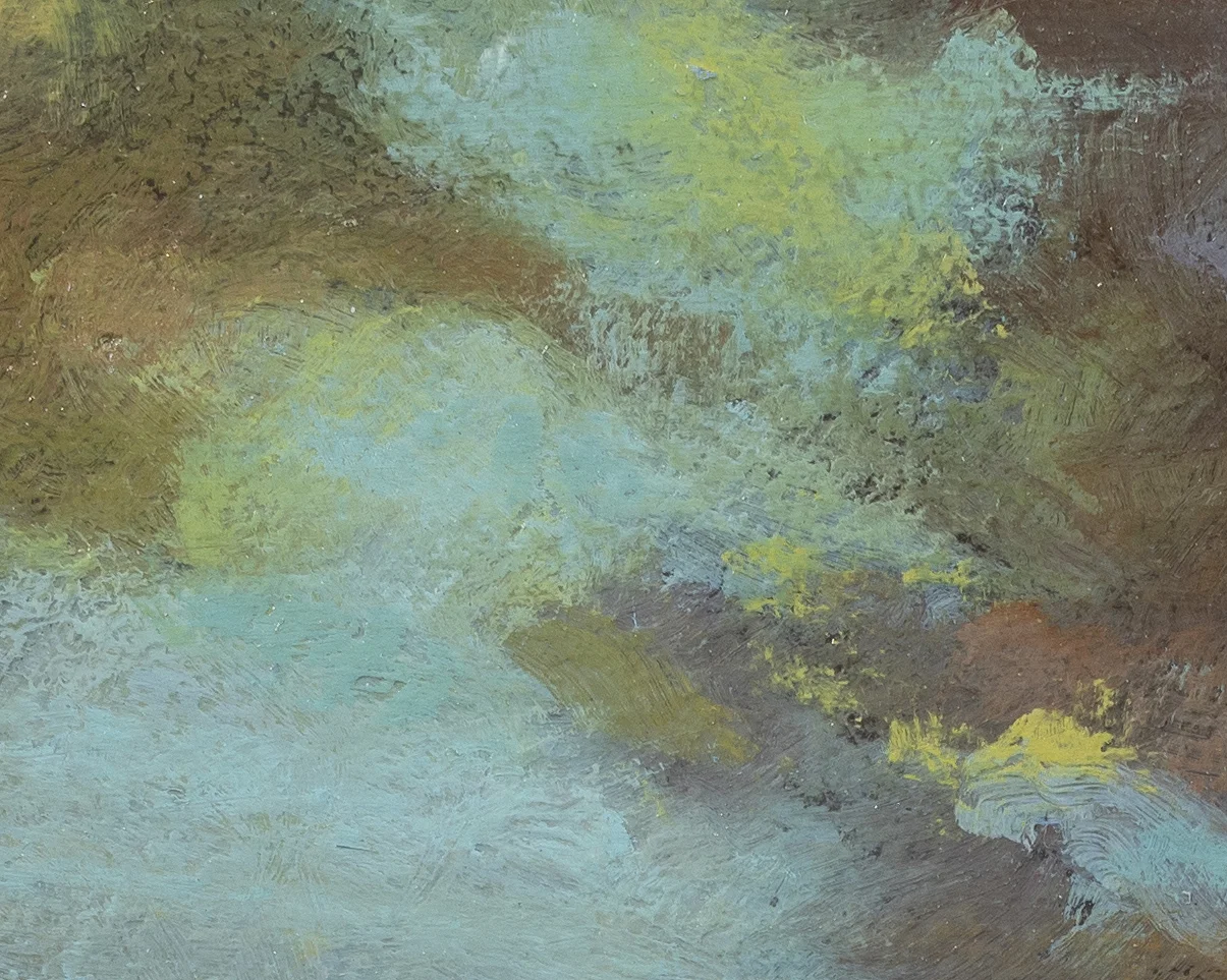 Study after: Charles Harold Davis Clouds after Storm by M Francis McCarthy - 8x10 (Detail 2)
