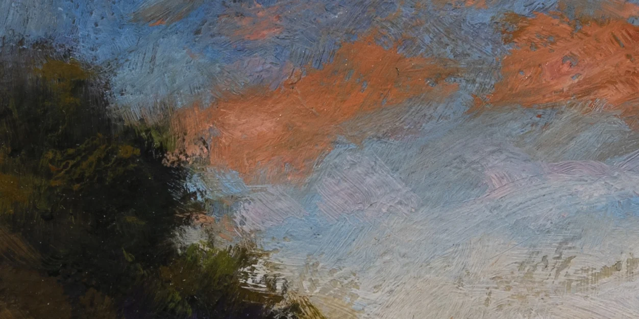 Stream through the Field by M Francis McCarthy - 5x10 (Detail 2)