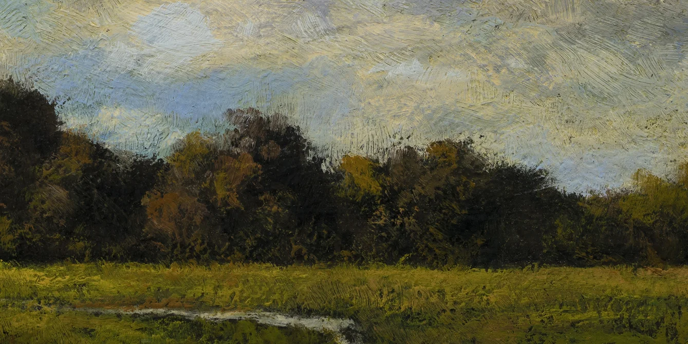 Afternoon Stream by M Francis McCarthy - 5x10 (Detail)