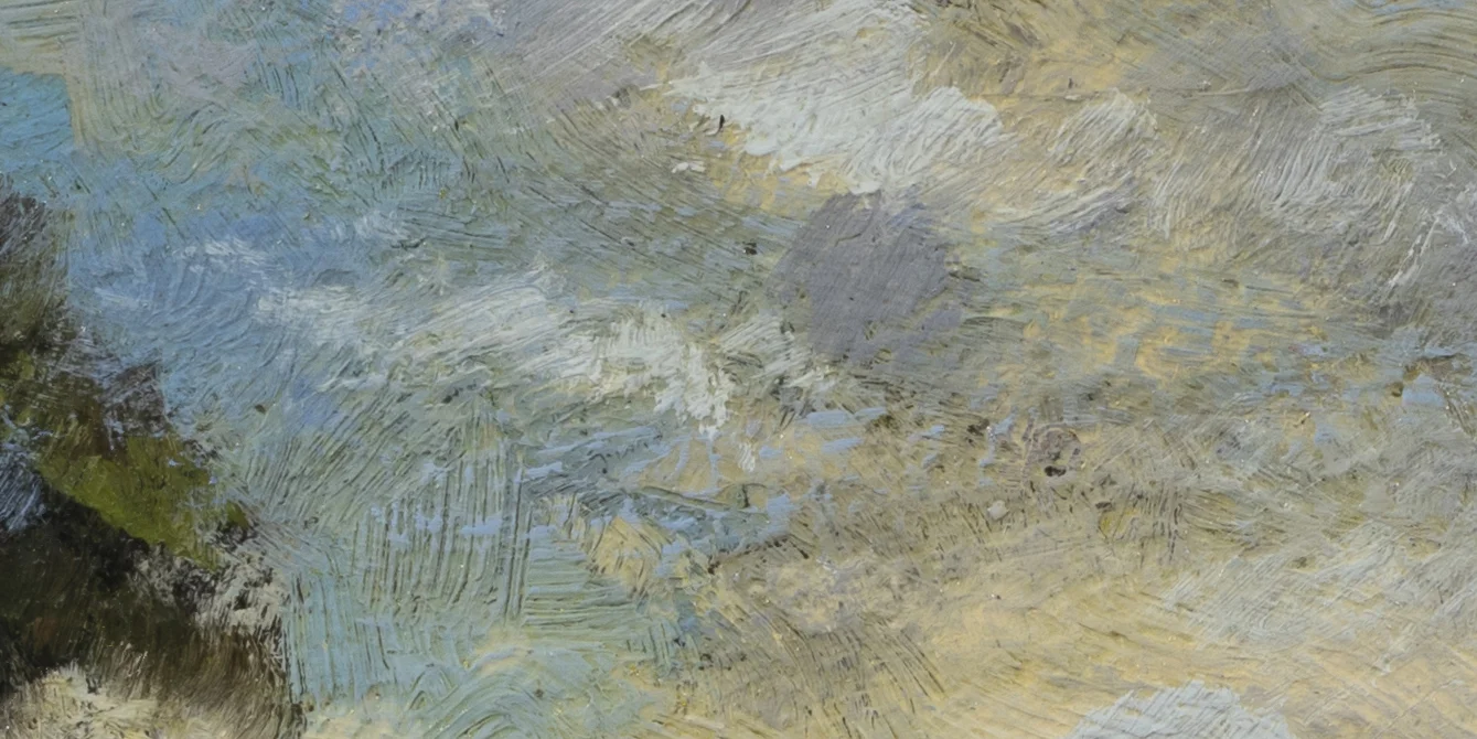 Afternoon Stream by M Francis McCarthy - 5x10 (Detail 2)