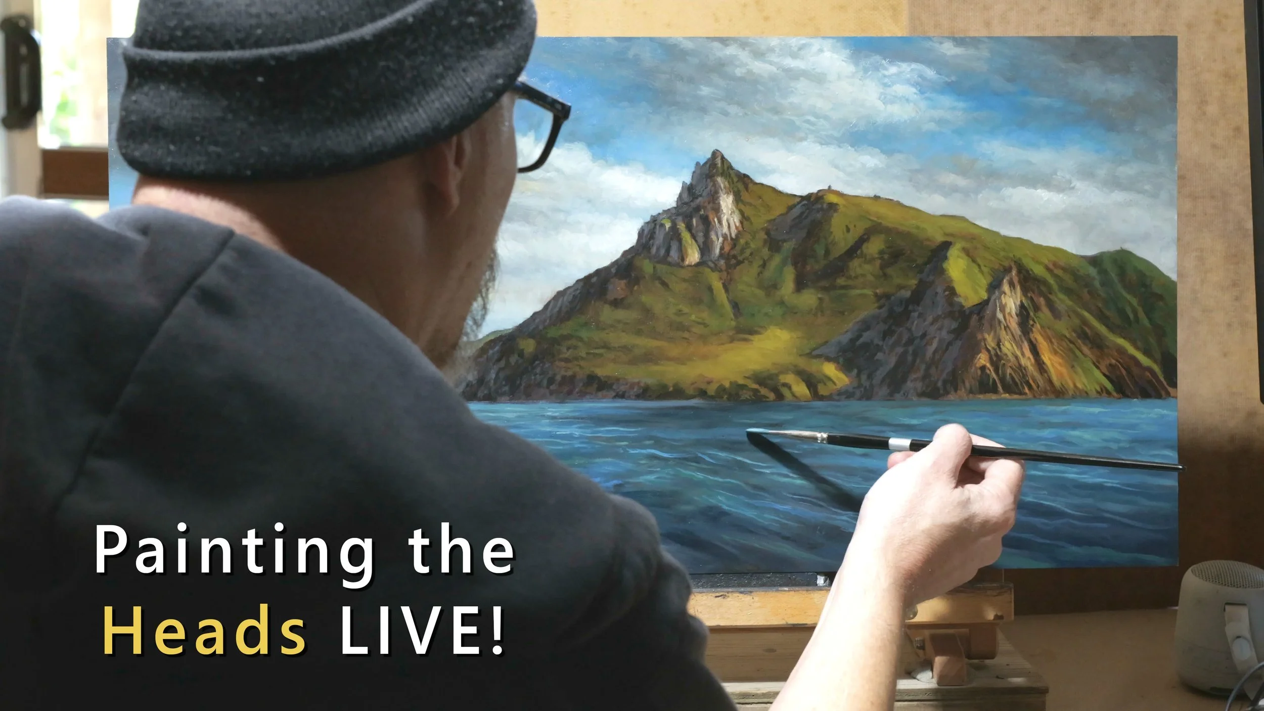 Whangarei Heads 14×28 Oil Painting - Three Painting Sessions